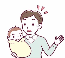 生まれたばかりの赤ちゃんと