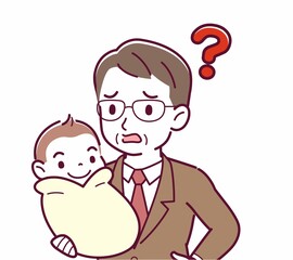 生まれたばかりの赤ちゃんと