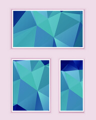 Polygonal Mosaic Background, Low Poly Style, Vector illustration, Business Design Templates