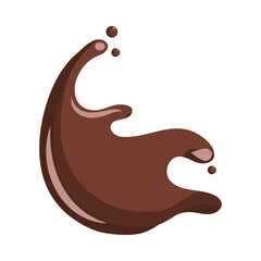 splash of chocolate