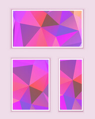 Polygonal Mosaic Background, Low Poly Style, Vector illustration, Business Design Templates