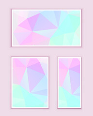 Polygonal Mosaic Background, Low Poly Style, Vector illustration, Business Design Templates