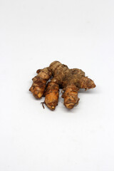 Turmeric isolated on white background.