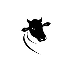 Cow Logo Template vector icon