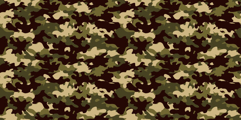 Camouflage background. Seamless pattern.Vector. 迷彩パターン - obrazy, fototapety, plakaty