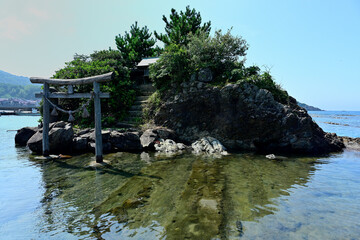 島根半島の漁村
