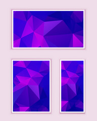 Polygonal Mosaic Background, Low Poly Style, Vector illustration, Business Design Templates