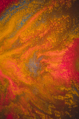 colored paints divorce blurred abstract background