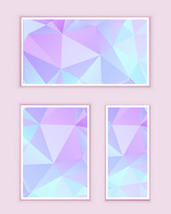 Fototapeta premium Polygonal Mosaic Background, Low Poly Style, Vector illustration, Business Design Templates