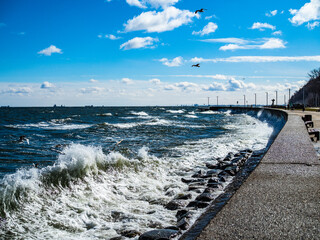 View of  Gdynia coast