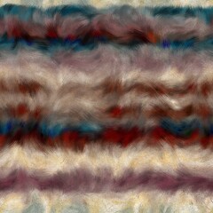 Seamless faux digital paint stroke striped pattern print. High quality illustration. Procedural painting with realistic brush strokes in bright trendy color. Abstract art for surface design and print.