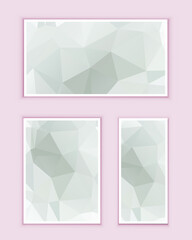 Fototapeta premium Polygonal Mosaic Background, Low Poly Style, Vector illustration, Business Design Templates