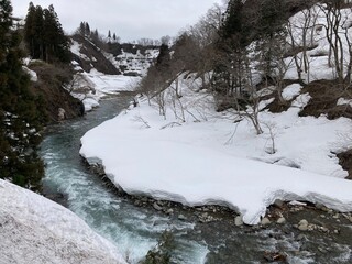 river in winter