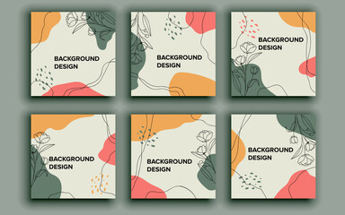 Set of sale banner template design. Vector illustration.