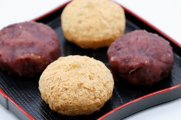 おはぎ　日本の伝統和菓子