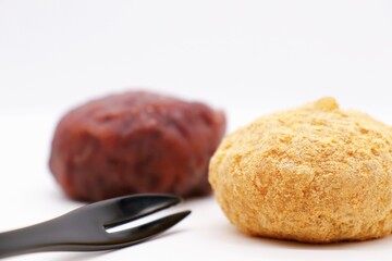 おはぎ　日本の伝統和菓子