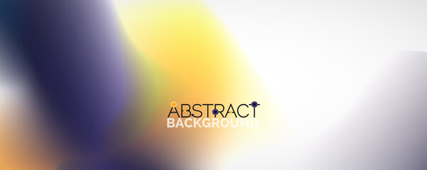 Fluid color gradient abstract background, trendy colorful wallpaper. Vector illustration for placards, brochures, posters, banners and covers