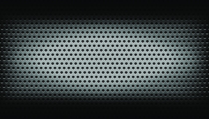 Dark geometric grid background. Black abstract vector illustrator. 