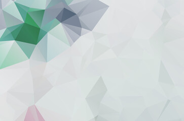 Multi color geometric triangular low poly background style