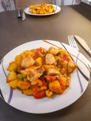 chicken with potatoes