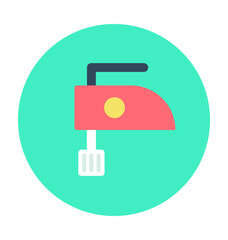 Egg Beater Colored Vector Icon