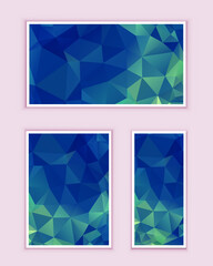 Obraz premium Polygonal Mosaic Background, Low Poly Style, Vector illustration, Business Design Templates