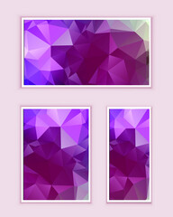 Polygonal Mosaic Background, Low Poly Style, Vector illustration, Business Design Templates