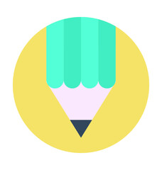 Pencil Colored Line Icon