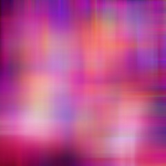 Abstract square multicolored background of blurred vertical and horizontal crossed lines in pink tones
