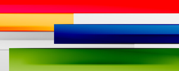 Multicolored lines background. Design template for business or technology presentations, internet posters or web brochure covers