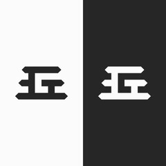 Letter G simple stylish logo. Modern logo.