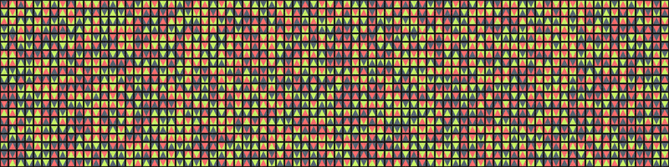 Abstract Geometric Pattern generative computational art illustration