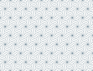 swirl floral seamless pattern on white background