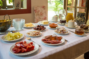 Traditional food in rural Transylvania