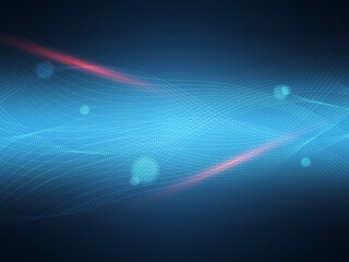 abstract particles lighting technology background