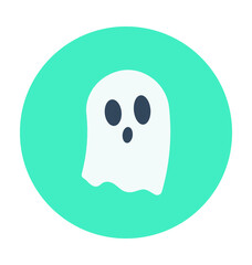 Ghost Colored Vector Icon