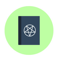 Magic Book Colored Vector Icon