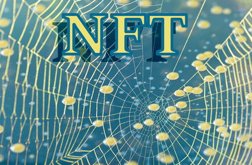 NFT non-fungible tokens art, blockchain technology to create unique digital items for crypto art