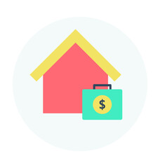 Mortgage Colored Vector Icon