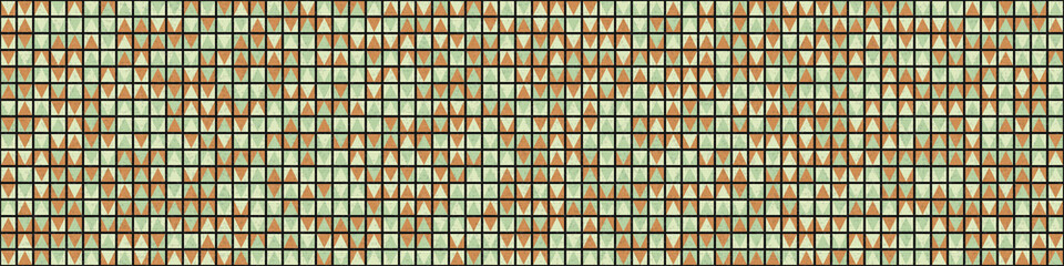 Fototapeta premium Abstract Geometric Pattern generative computational art illustration