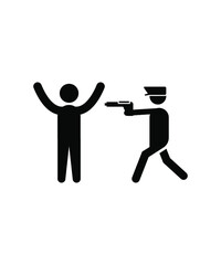 crime icon,vector best flat icon.