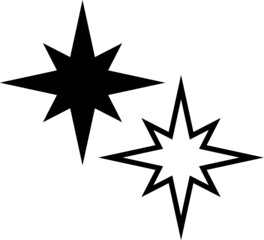 Vector illustration of the Christmas star