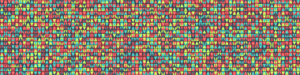 Fototapeta premium Abstract Geometric Pattern generative computational art illustration