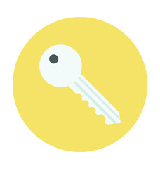 Key Colored  Vector Icon