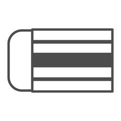 消しゴムのアイコン　ベクターイラスト