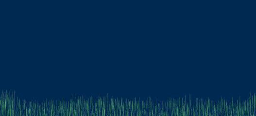 Fototapeta na wymiar 草原のイメージ　暗い紺色の背景