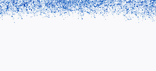 白い背景　上から降り注ぐ青