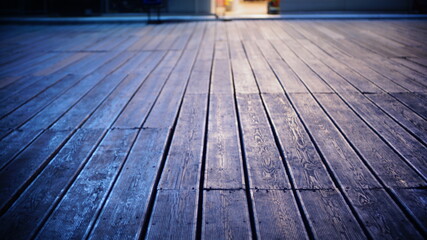 old wooden table