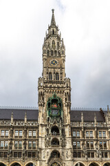 The New Town Hall at Marienplatz in Munich, Bavaria, Germany