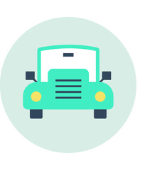 Car Colored Vector Icon